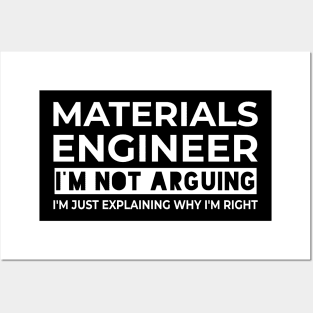 materials engineer Posters and Art